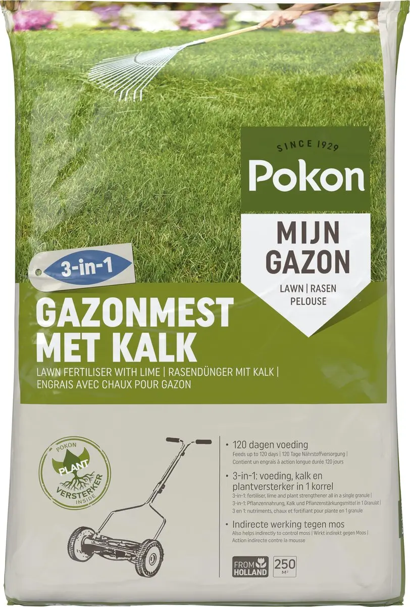 Pokon Gazonmest met Kalk 16,8kg