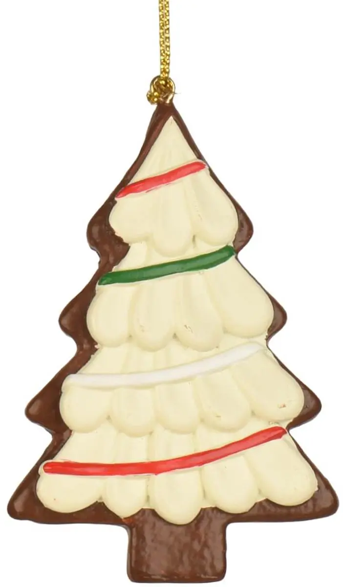 Kaemingk kersthanger koekje kerstboom witte chocolade 8,5 cm