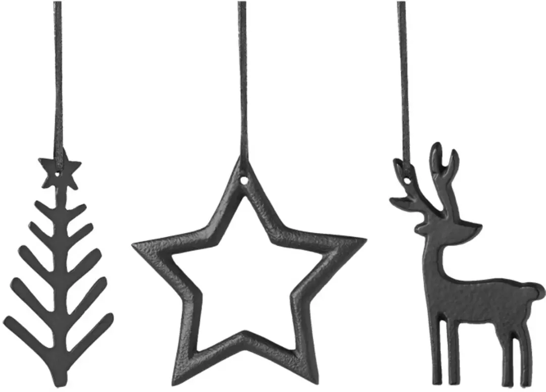 Deko-Hänger Christmas Chic Set van 3