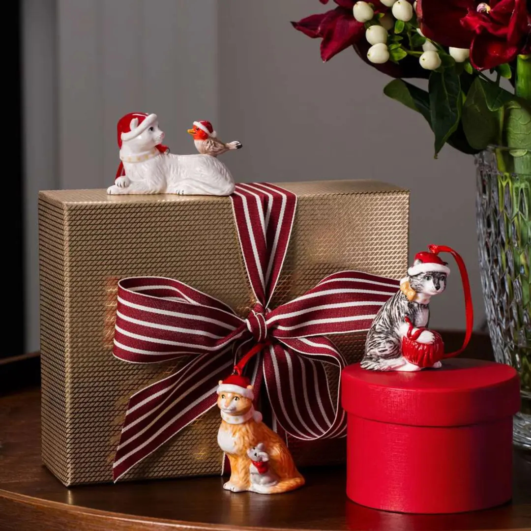 Villeroy & Boch Nostalgic Ornaments Katten - 3-delig - afbeelding 2 van 2