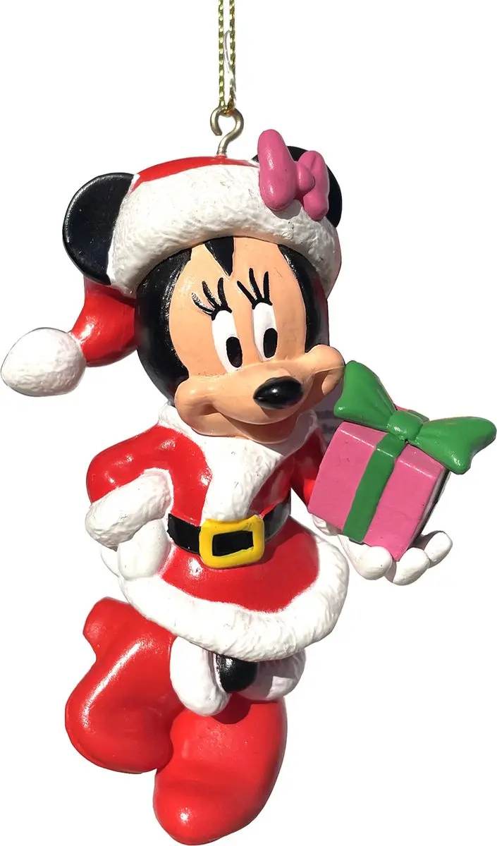Disney Mickey & Minnie Mouse Kerstbal - Rood/Geel/ Groen - afbeelding 3 van 6