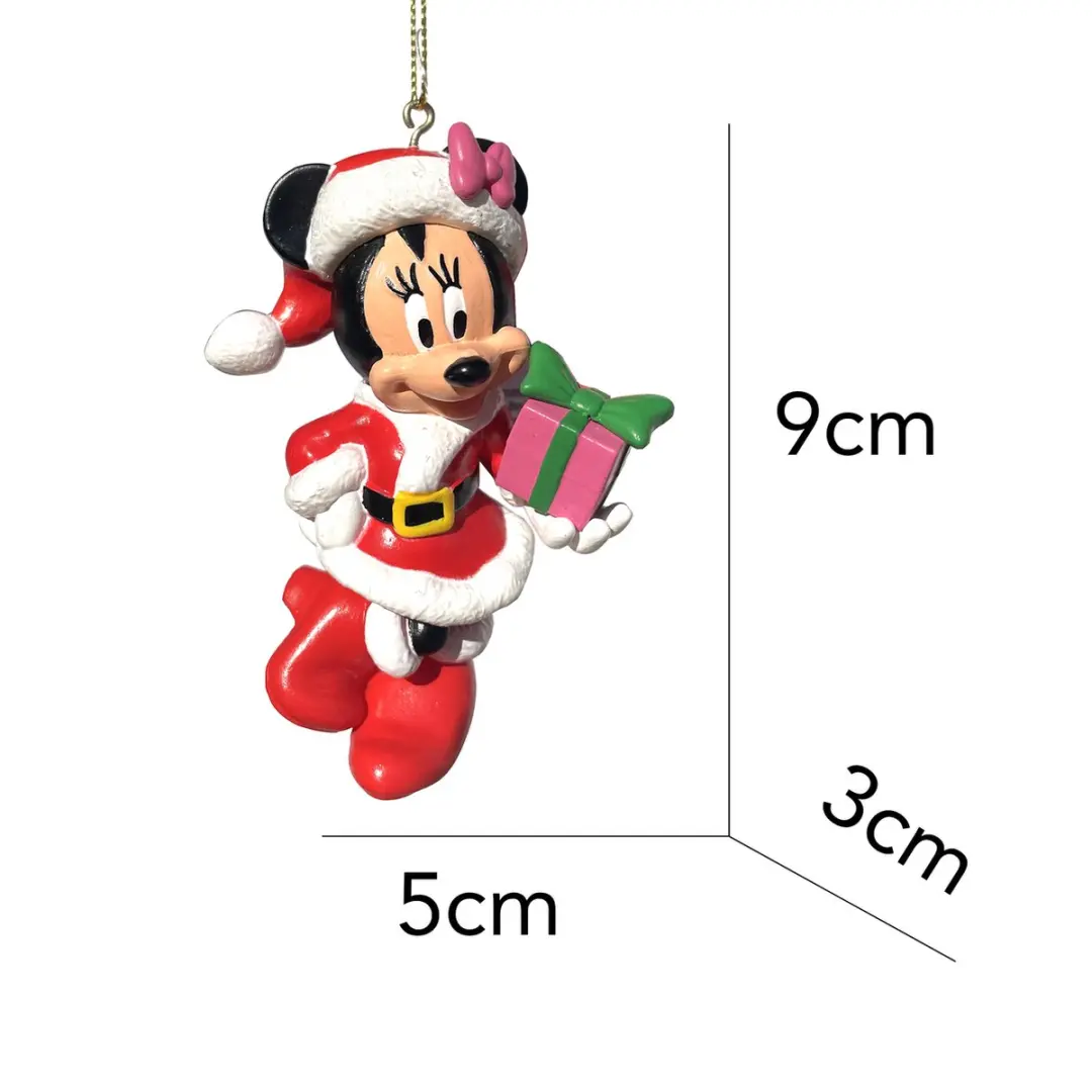 Disney Mickey & Minnie Mouse Kerstbal - Rood/Geel/ Groen - afbeelding 5 van 6