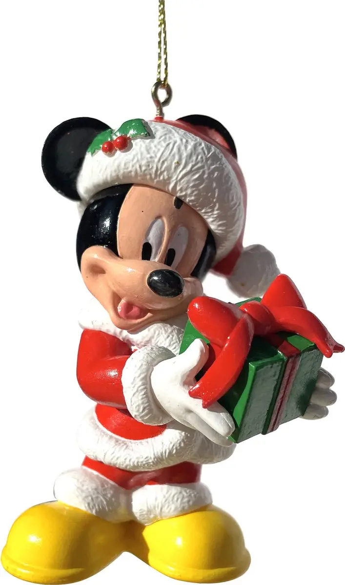 Disney Mickey & Minnie Mouse Kerstbal - Rood/Geel/ Groen - afbeelding 2 van 6
