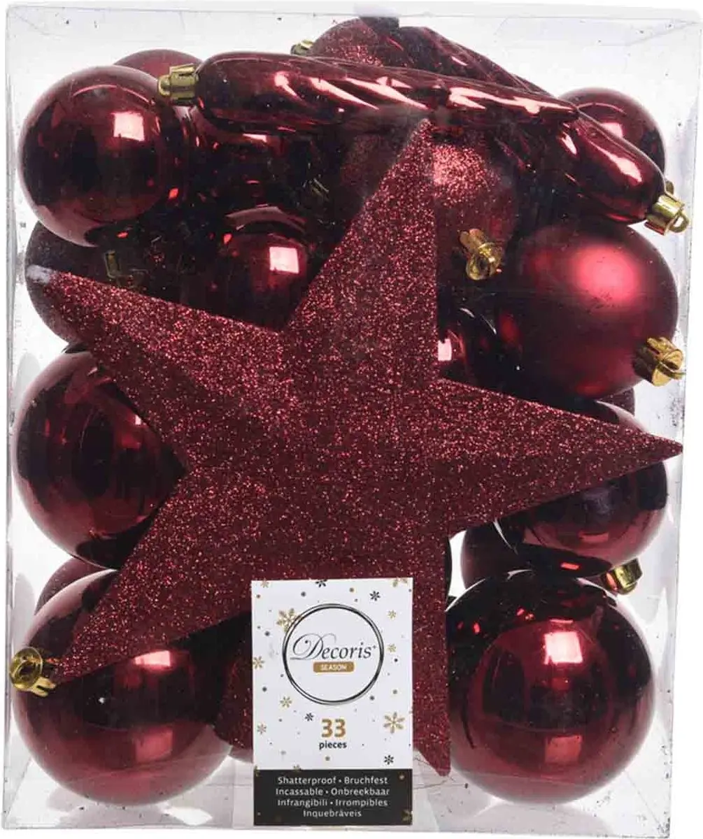 Decoris Kerstballen Mixbox