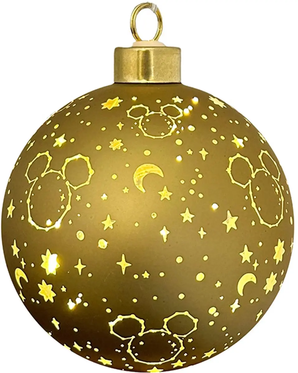 Disney verlichte kerstbal Mickey stars