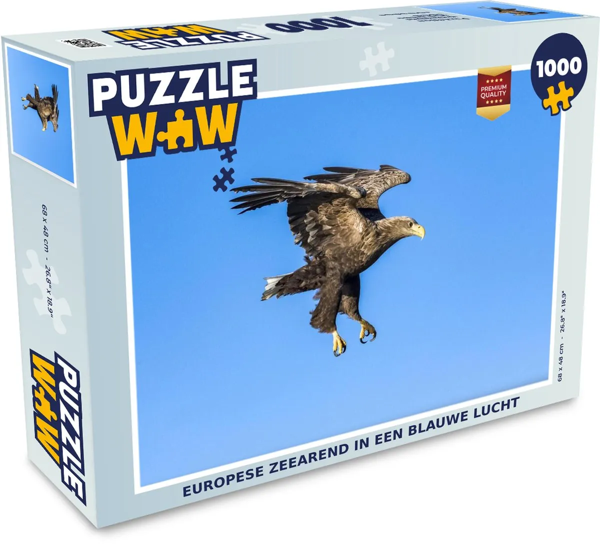 PuzzleWow Legpuzzel Europese Zeearend 1000 Stuks