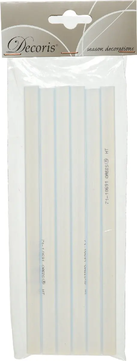Lijmstick lijm l27b10c trnsprnt 6stDecoris