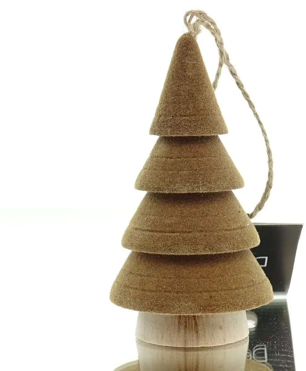 Kaemingk Kerstboomhanger Den Bruin Ø 6 cm hoogte 10 cm
