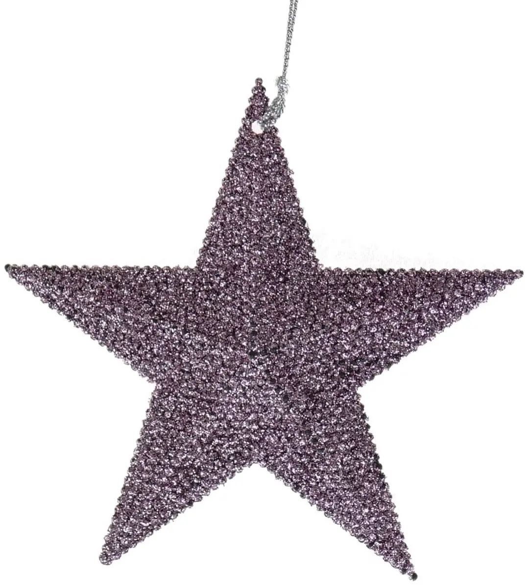Kaemingk Onbreekbare Kerststerhanger Lila Glitter Ø 10,5 cm