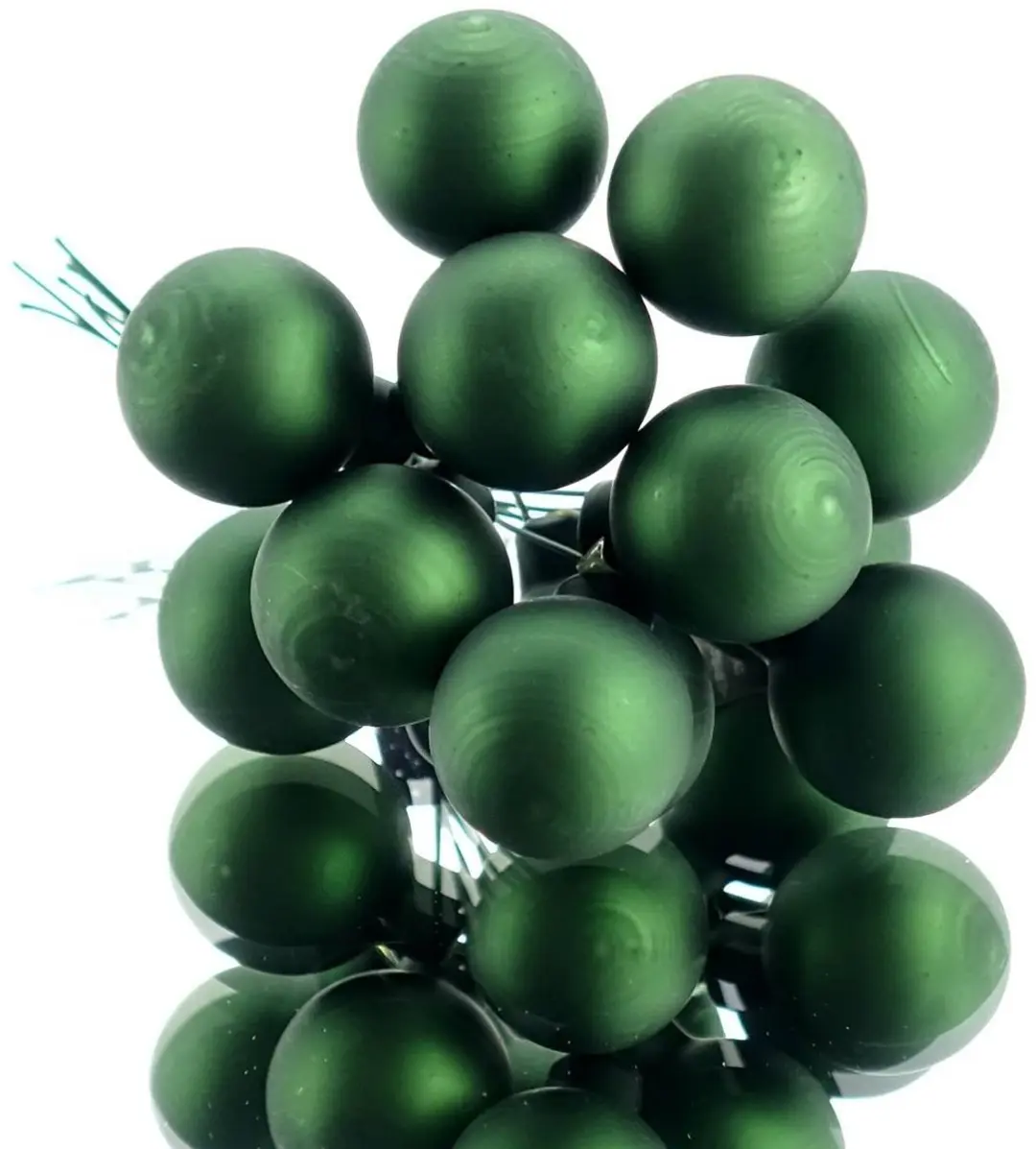 Kaemingk Mini-kerstballen Dennengroen mat Ø 2,5 cm
