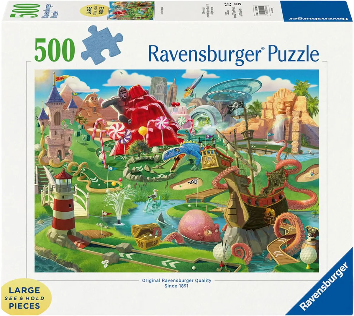 Ravensburger Putt Putt Paradise Legpuzzel 500 Stuks - Multicolor