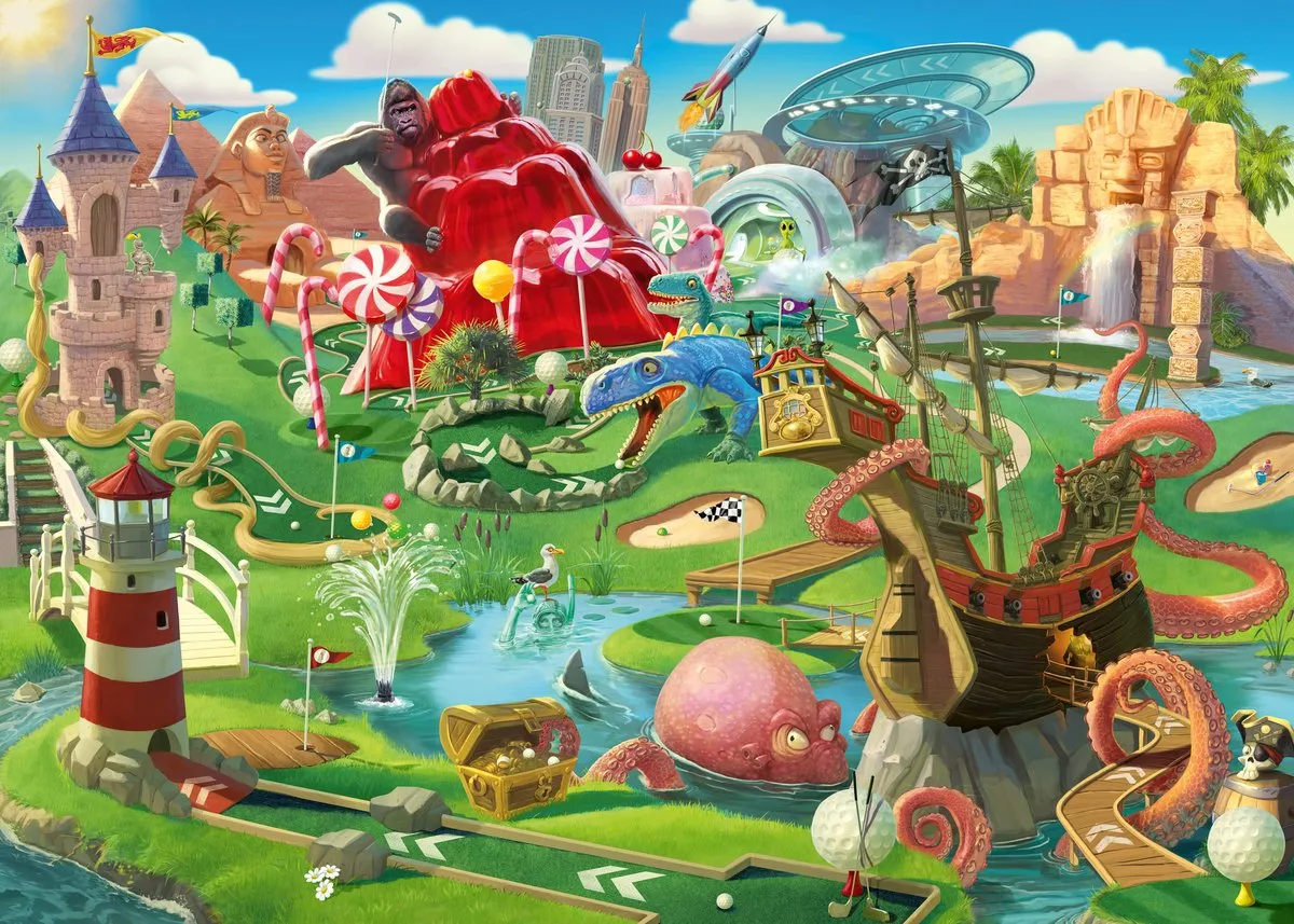 Ravensburger Putt Putt Paradise Legpuzzel 500 Stuks - Multicolor