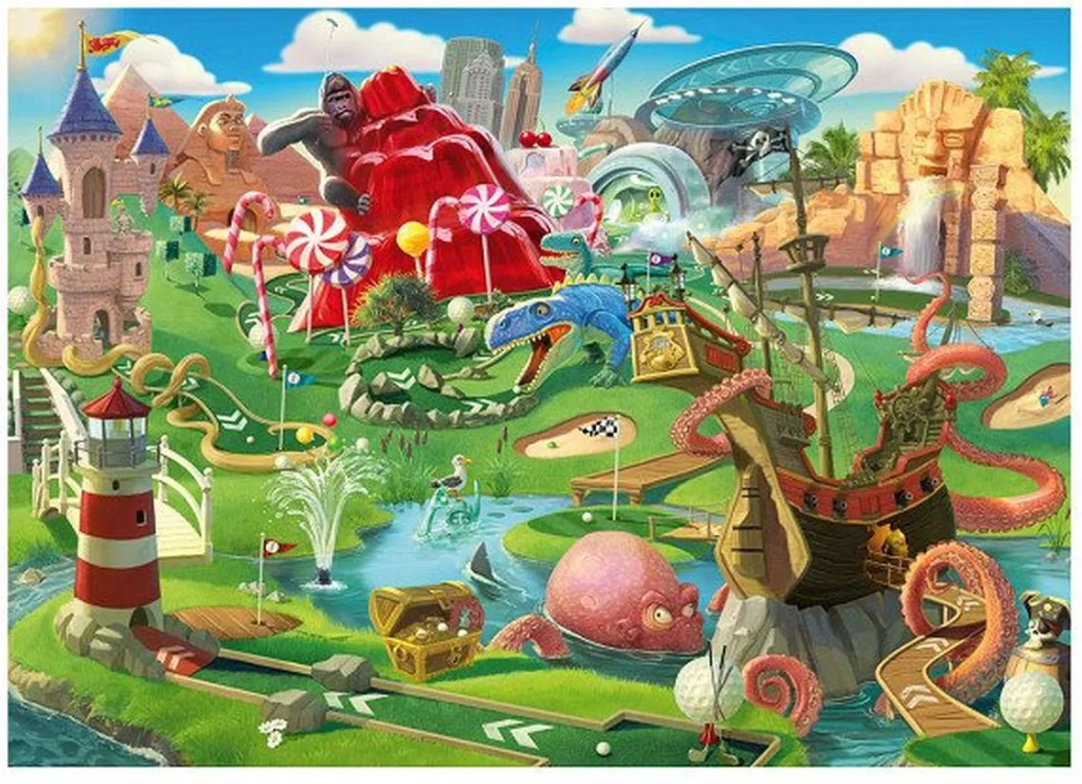 Ravensburger Putt Putt Paradise Legpuzzel 500 Stuks - Multicolor