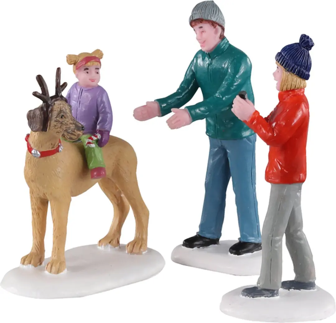 Lemax Rover Plays Rudolph Kersthuisjes