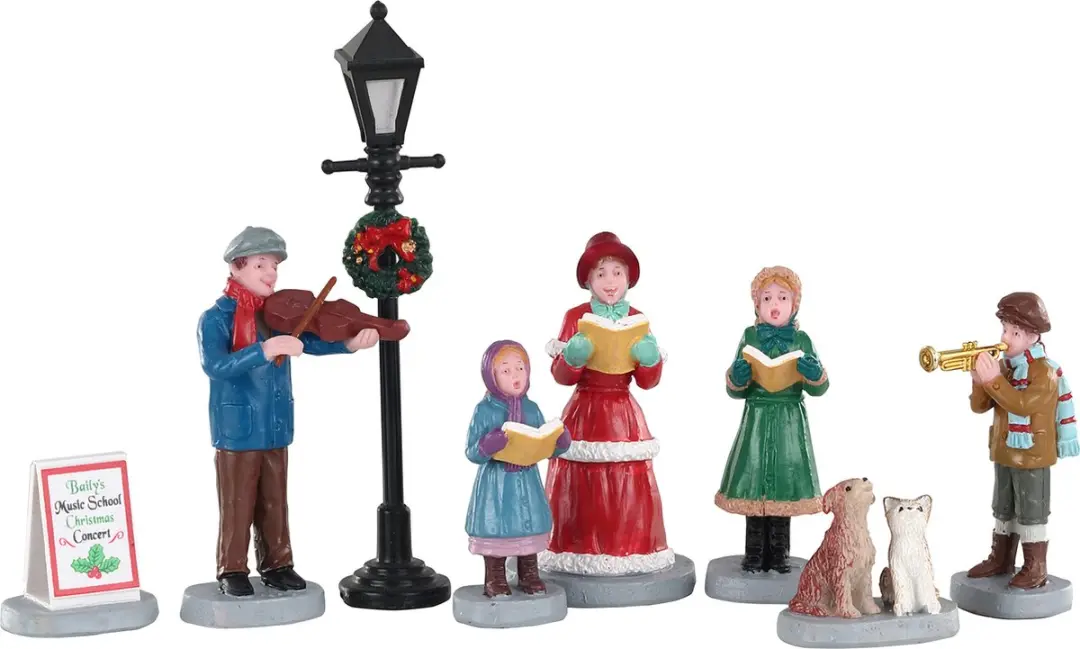 Lemax Baily's Music School Carolers Figuur