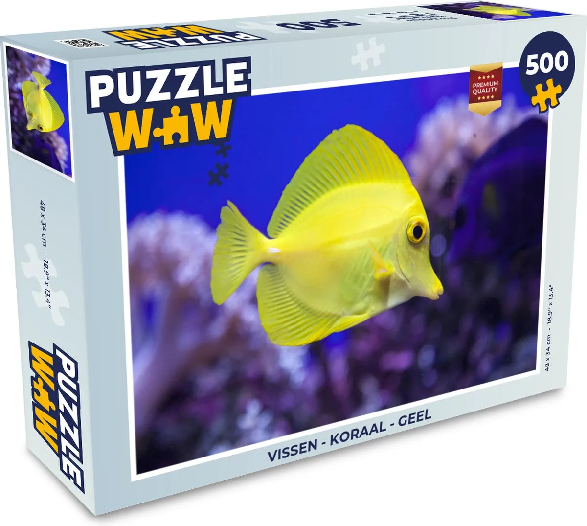 PuzzleWow Vissen Koraal Legpuzzel 500 Stuks