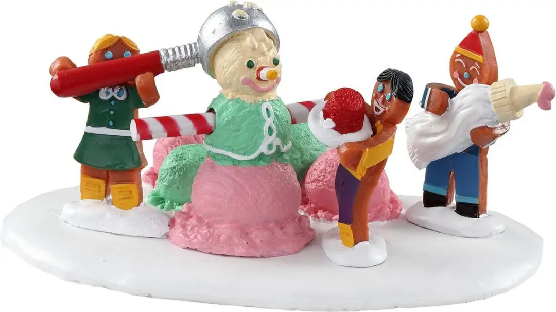 Lemax Triple Scoop Snowman Kersthuisje