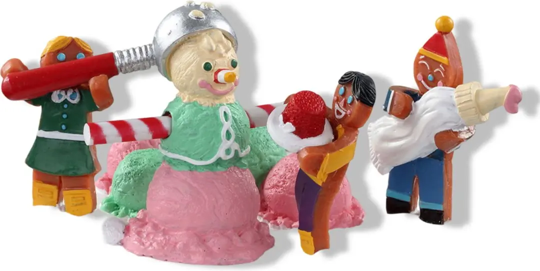 Lemax Triple Scoop Snowman Kersthuisje - Neutraal