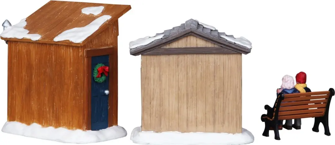 Lemax Kerstdorp Skate Rentals - Set van 3