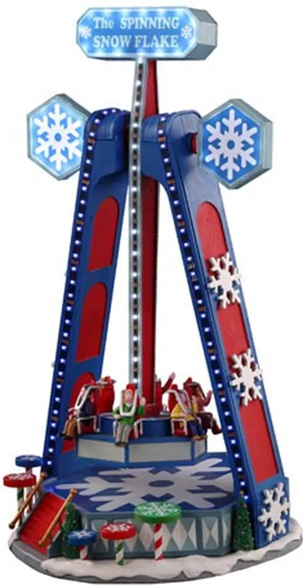 Lemax The Spinning Snowflake Verlichte Attractie