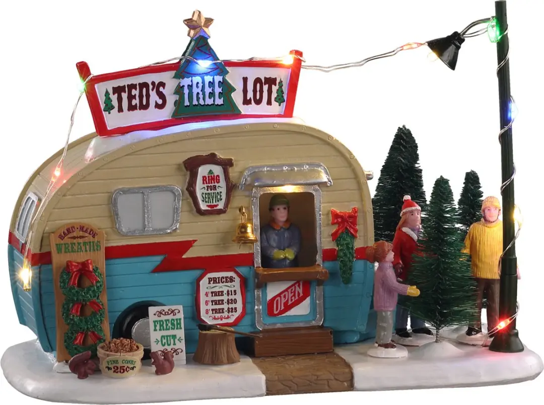 Lemax Ted's Tree Lot Verlichte Figuur