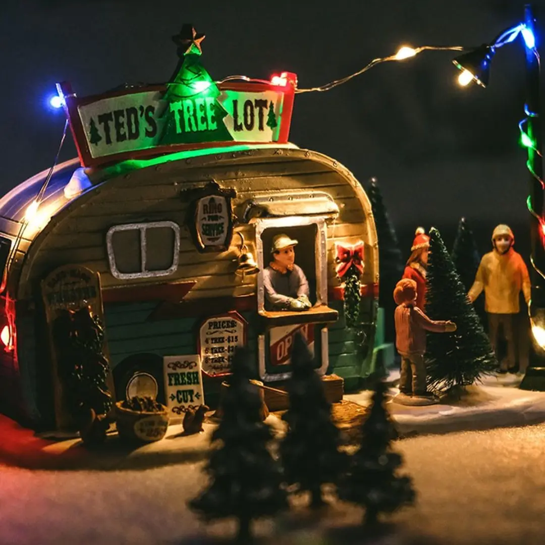 Lemax Ted's Tree Lot Verlichte Figuur - Exclusief Adapter - afbeelding 6 van 6