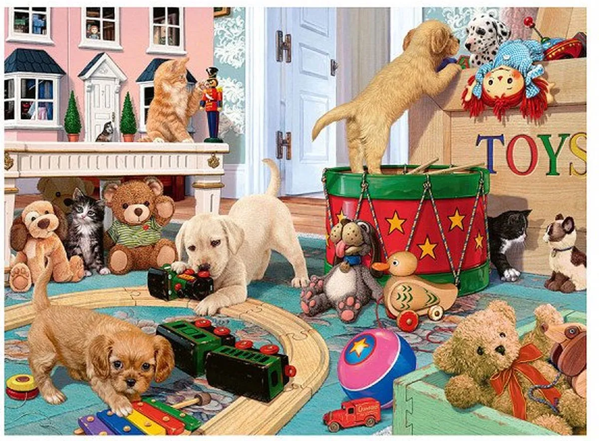 Ravensburger Puppies Playtime Legpuzzel 150 XXL Stuks - Multicolor