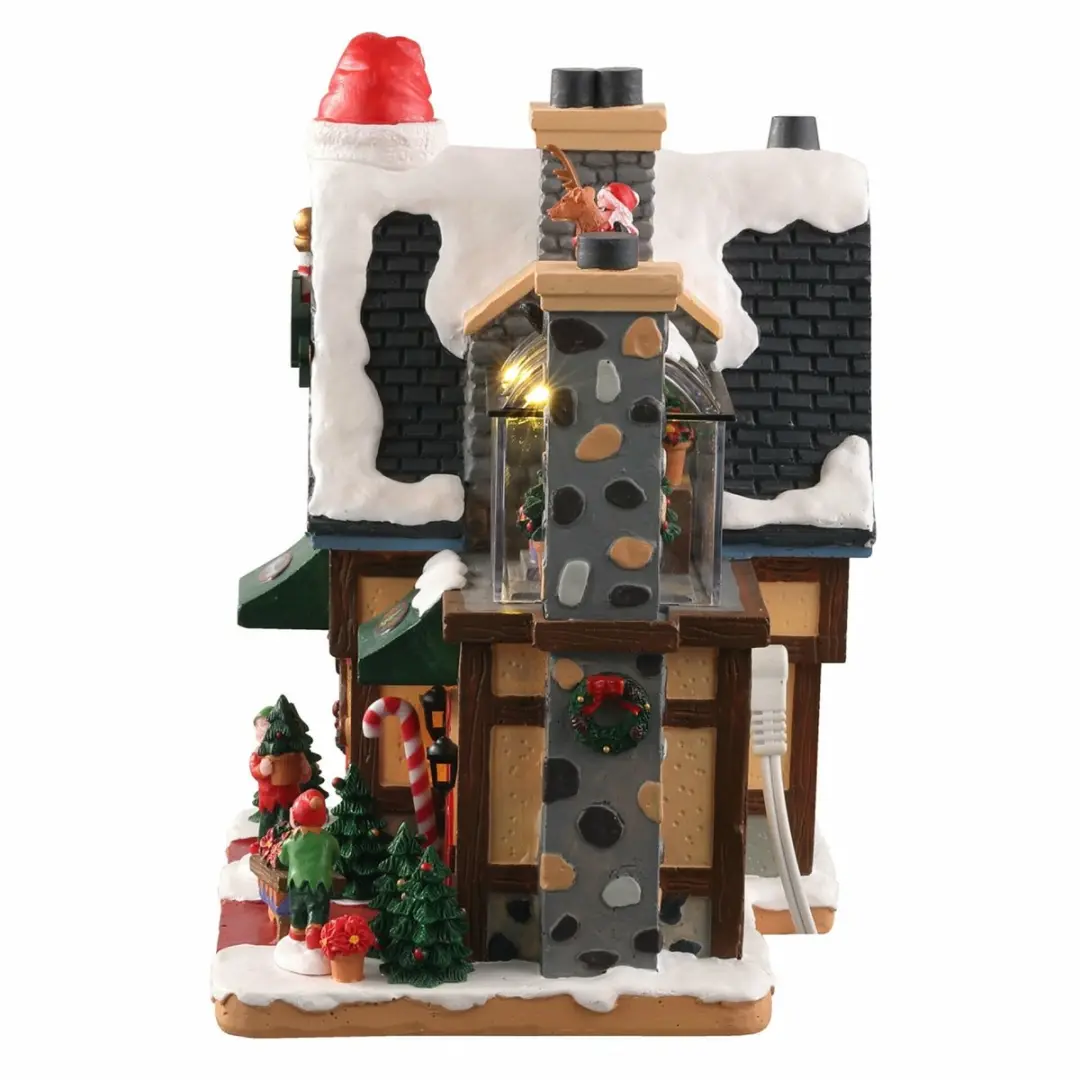 Lemax North Pole Nursery Verlicht Gebouw - Exclusief Adapter