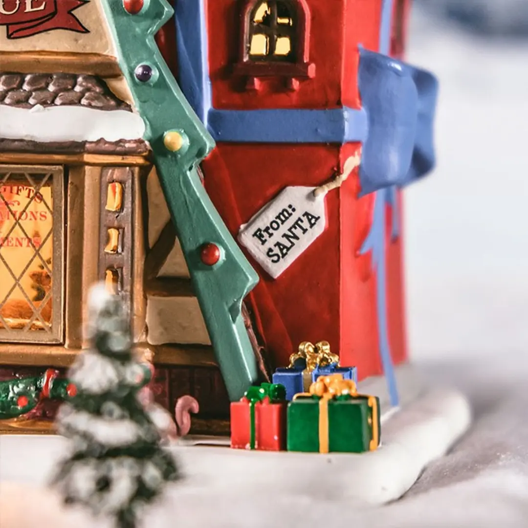 Lemax Nancy's Christmas Boutique Verlicht Gebouw - Neutraal - afbeelding 6 van 6