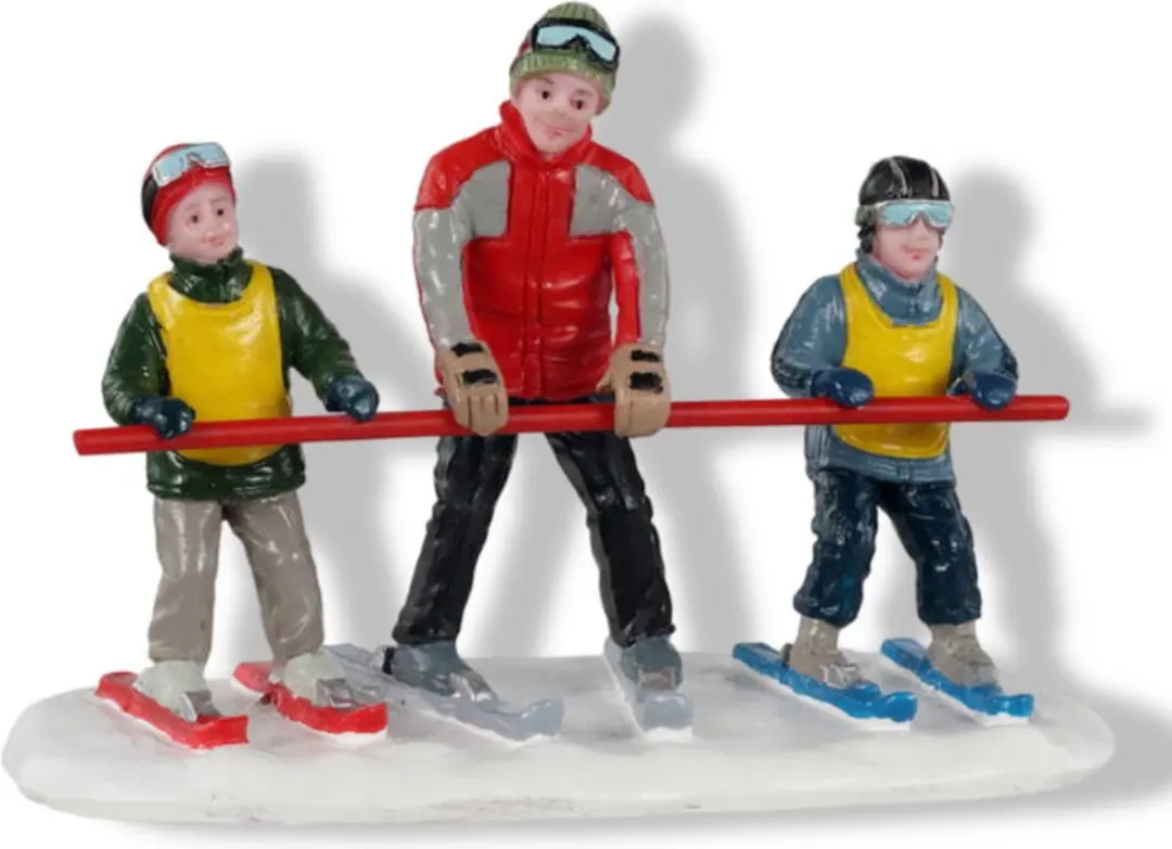 Lemax Bunny Slope Beginners Figuur - Neutraal