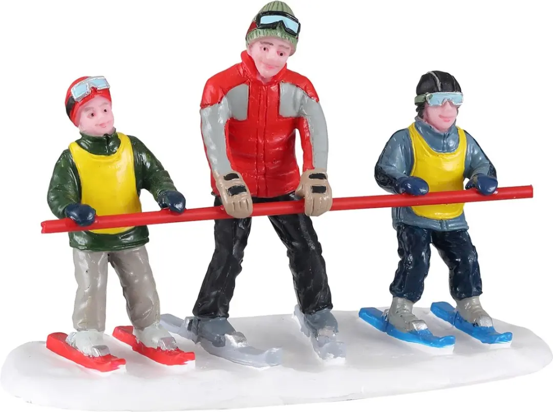 Lemax Bunny Slope Beginners Figuur