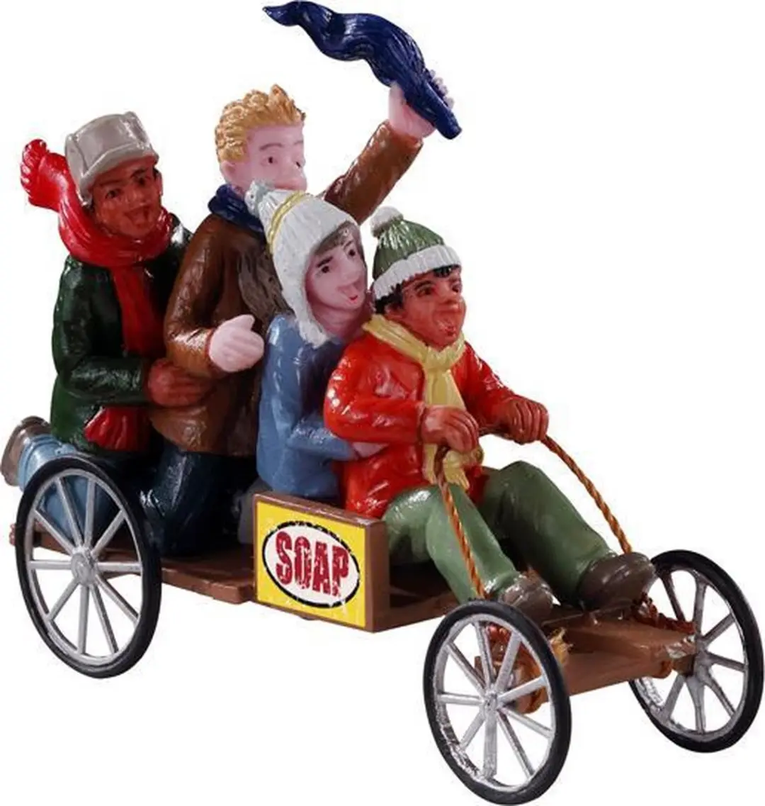 Lemax Go-cart Racers Kersthuisjes