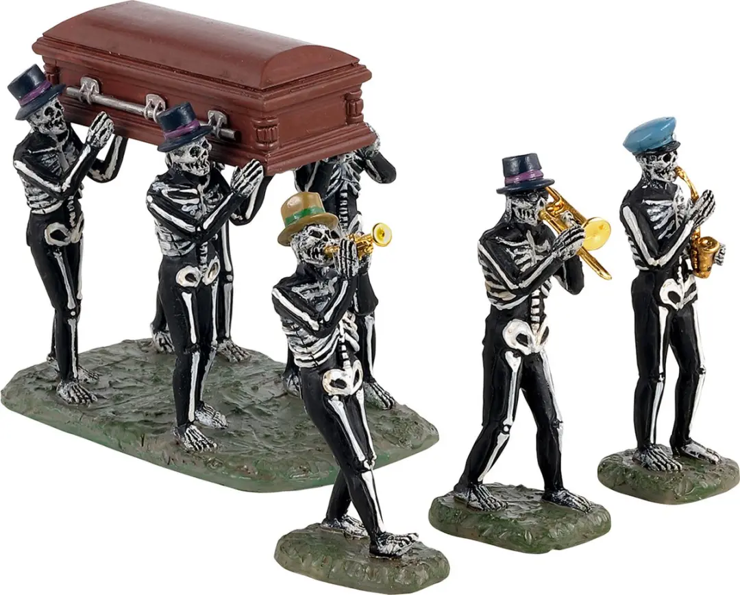 Lemax Jazz Funeral Kersthuisjes Set