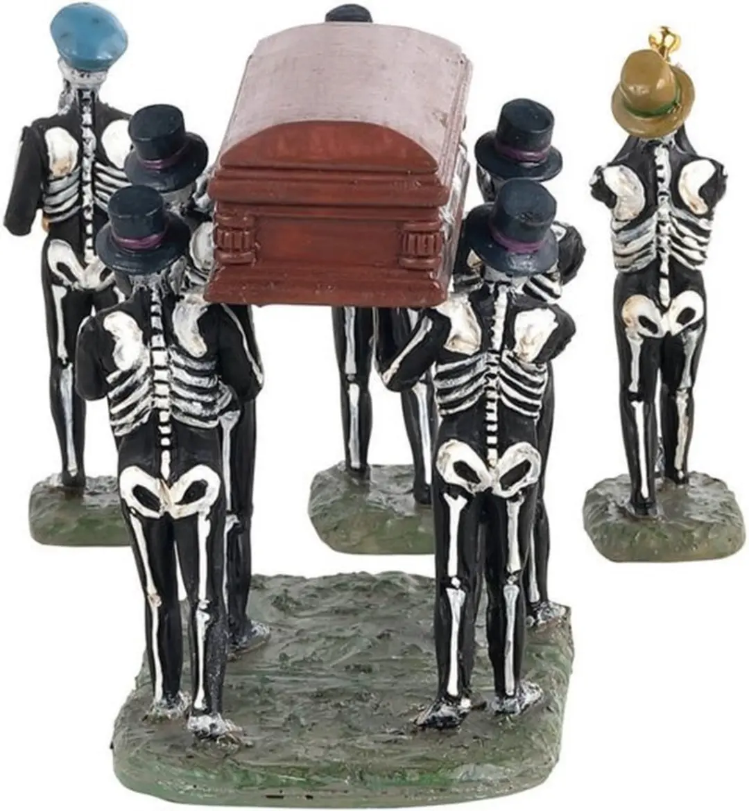 Lemax Jazz Funeral Kersthuisjes Set - 4 Stuks