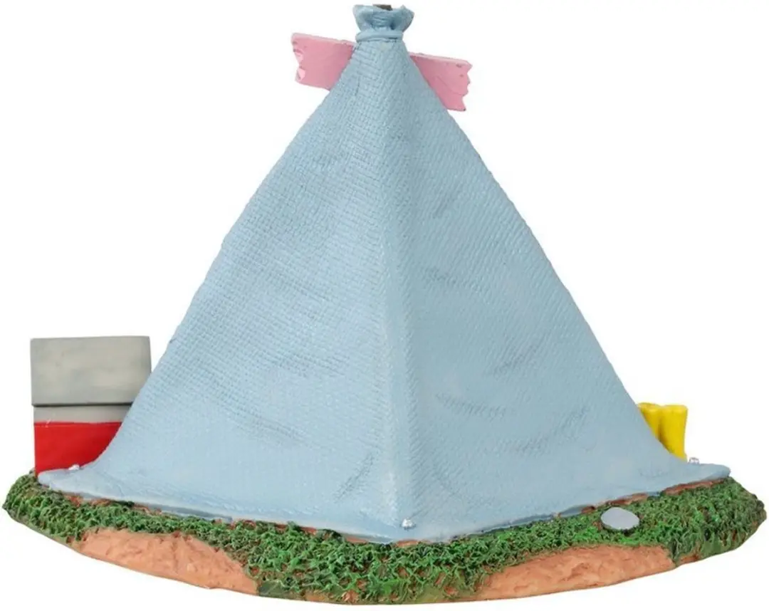 Lemax Girls Backyard Camping Kersthuisje - Neutraal