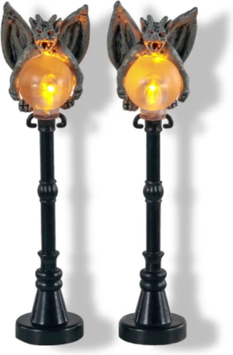 Lemax Gargoyle Lamp Post Set 2 Stuks - 4.5V