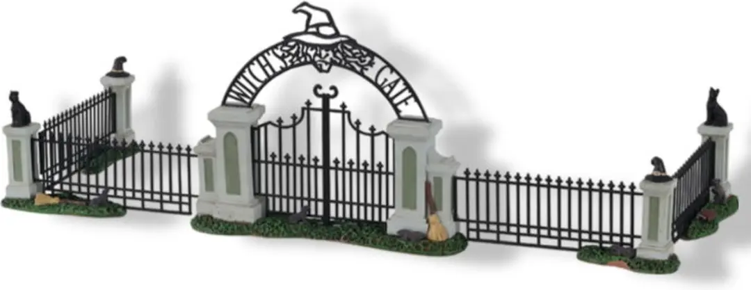 Lemax Witch Gate Set van 5 - Kersthuisjes Mix
