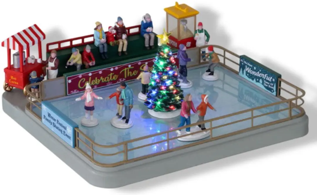 Lemax Outdoor Skating Rink - Kersthuisjes & Kerstdorpen - 4.5V Adapter