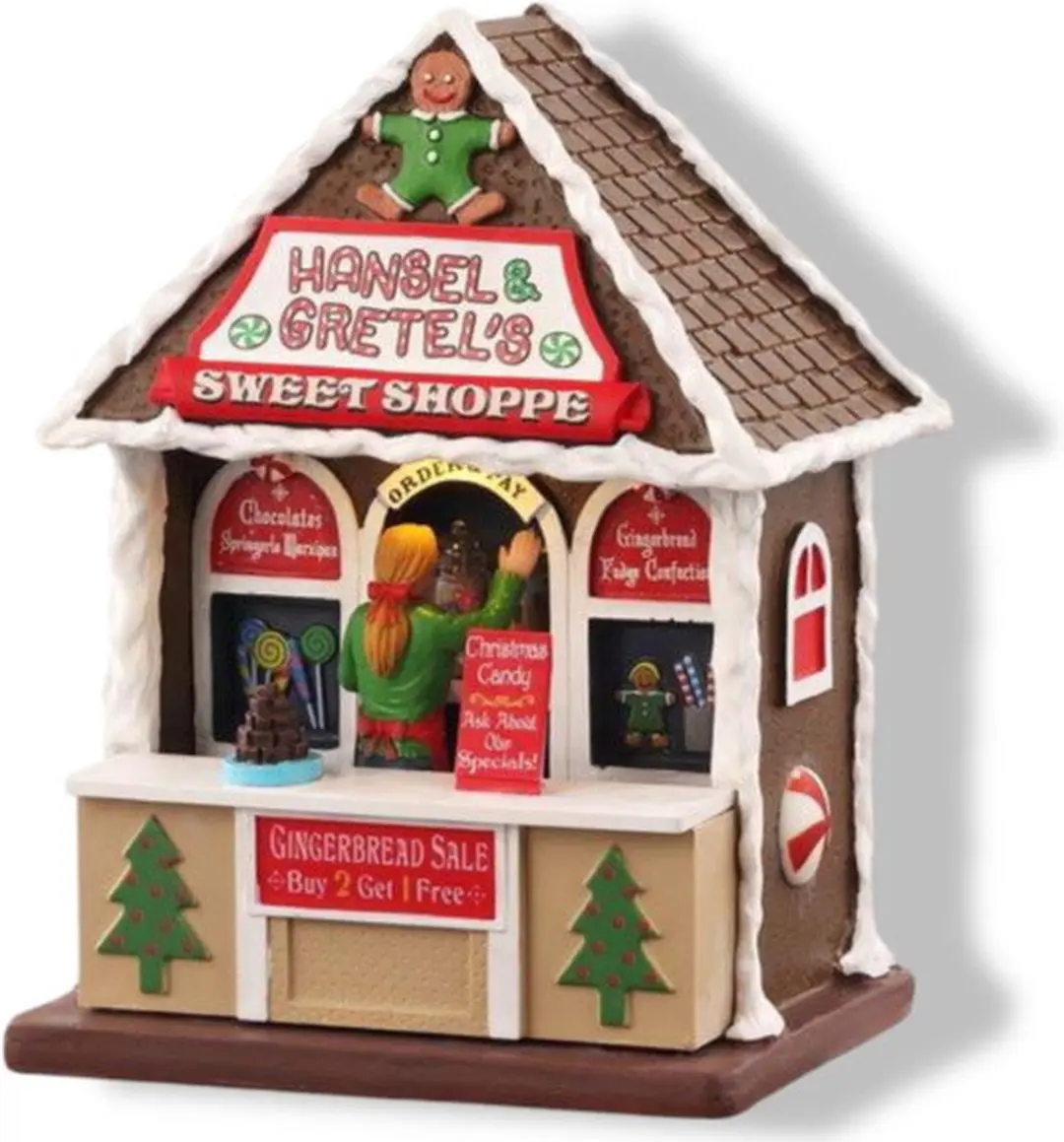 Lemax Hansel & Gretel Sweet Shoppe Kersthuisje - 3 Stuks