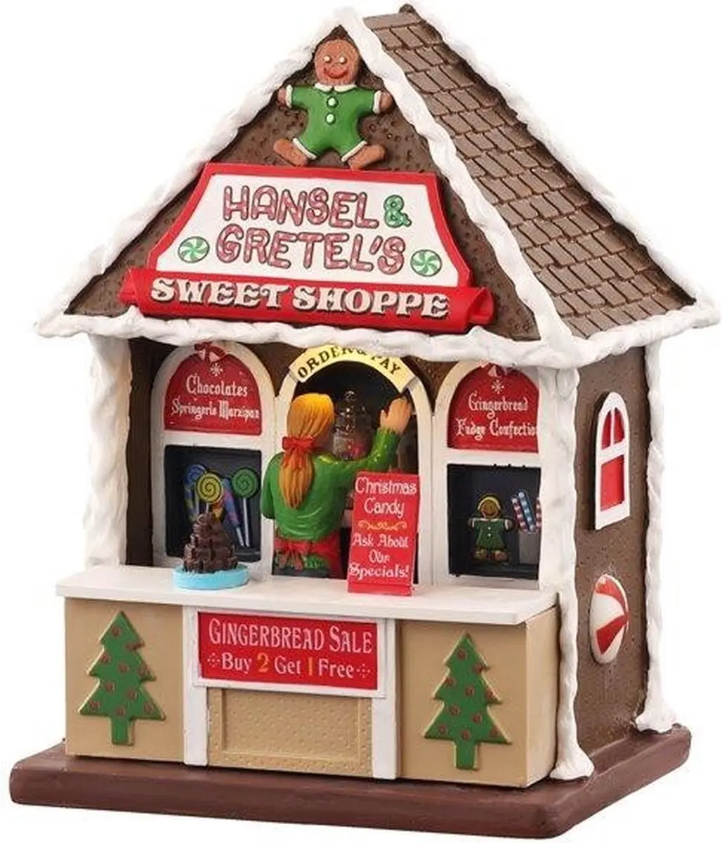 Lemax Hansel & Gretel Sweet Shoppe Kersthuisje