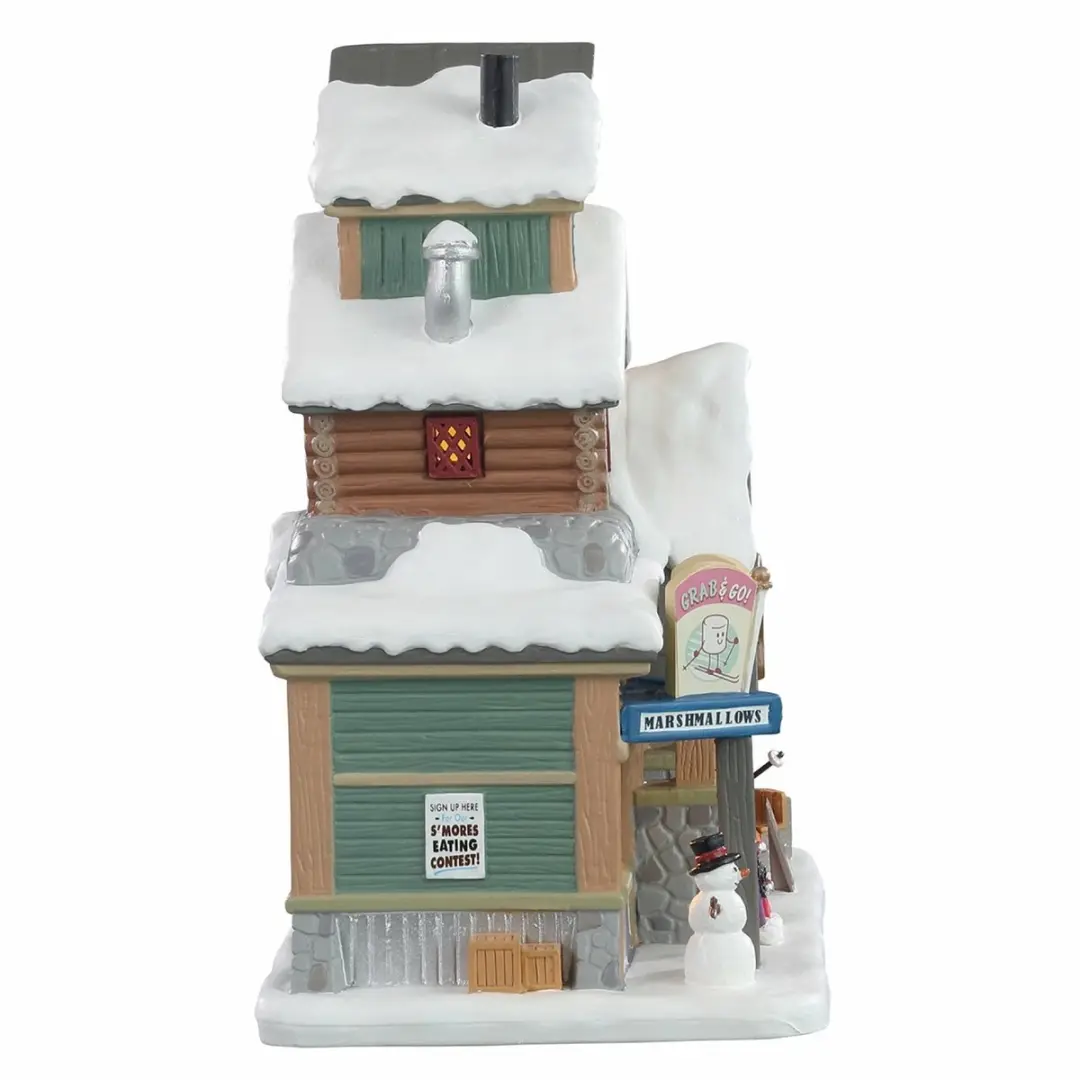 Lemax S'mores & Snow B/o Led Kersthuisjes