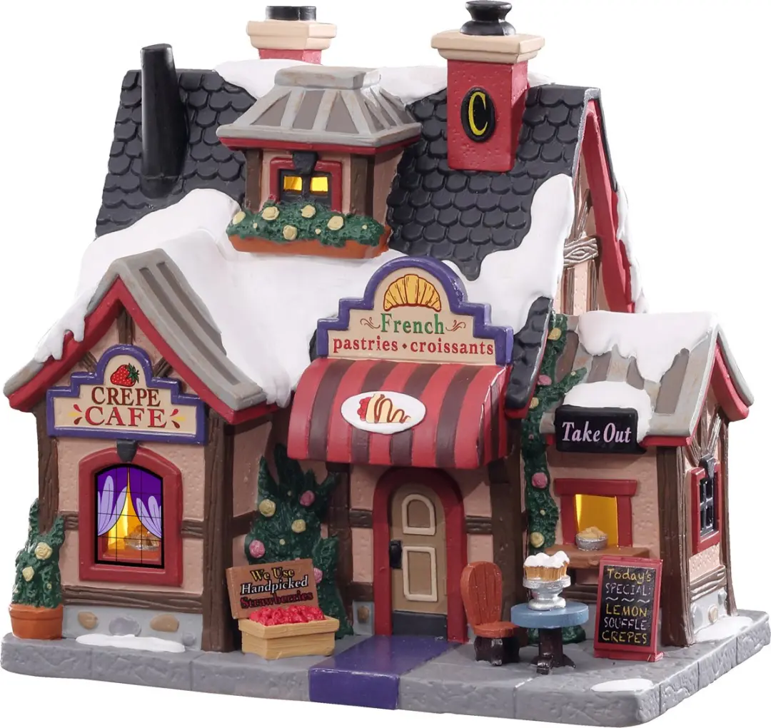 Lemax Crepe Café Kersthuisjes & Kerstdorpen