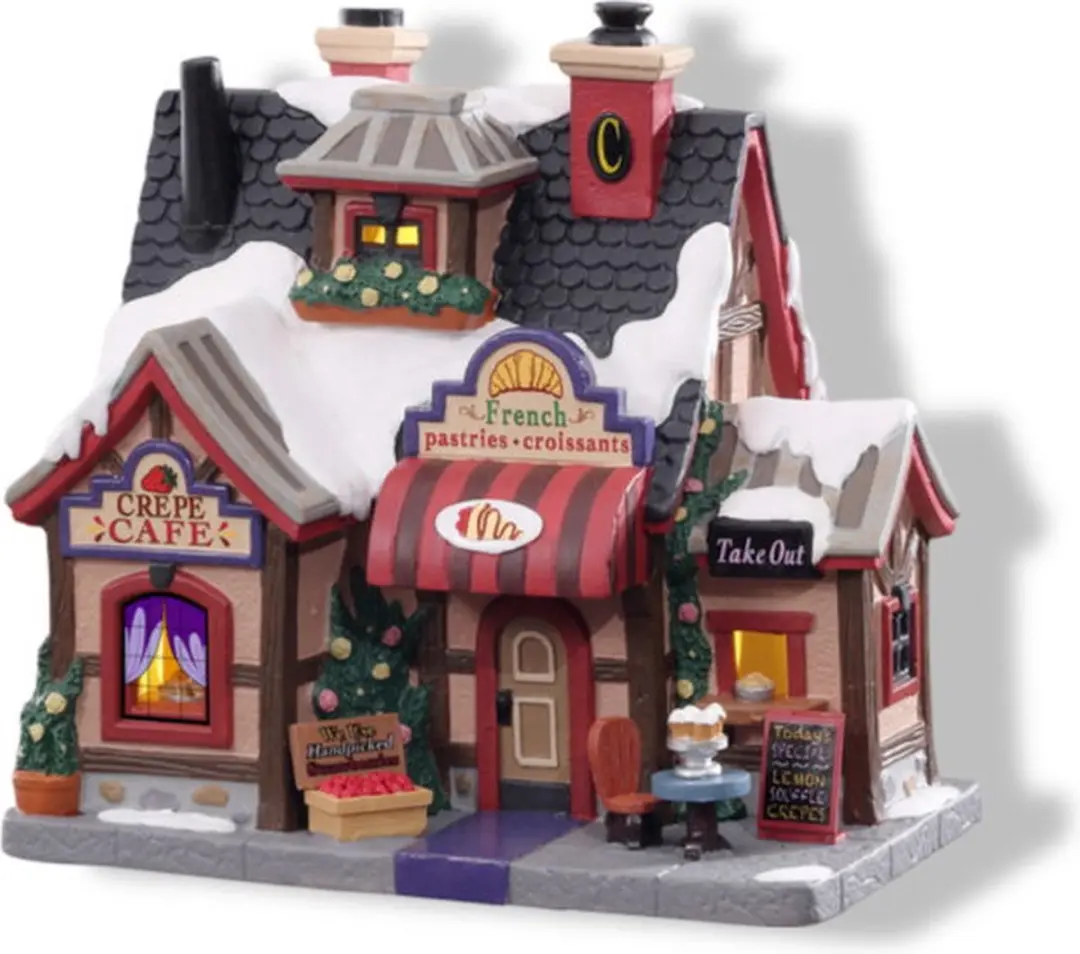 Lemax Crepe Café Kersthuisjes & Kerstdorpen