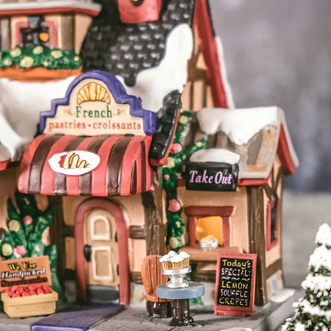 Lemax Crepe Café Kersthuisjes & Kerstdorpen - afbeelding 6 van 6