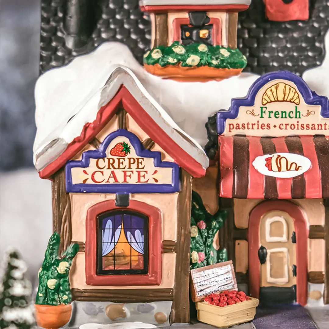 Lemax Crepe Café Kersthuisjes & Kerstdorpen