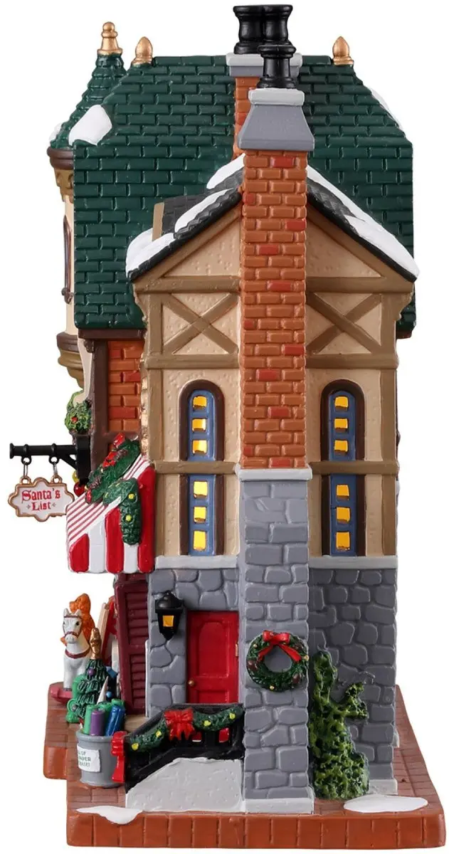 Lemax Santa's List Toy Shop Verlicht Gebouw - Meerkleurig - afbeelding 6 van 6