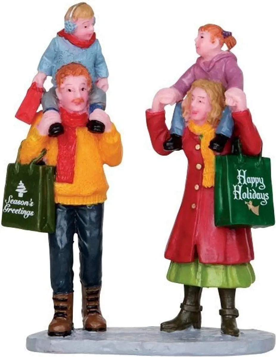 Lemax Family Christmas Shopping - Mix