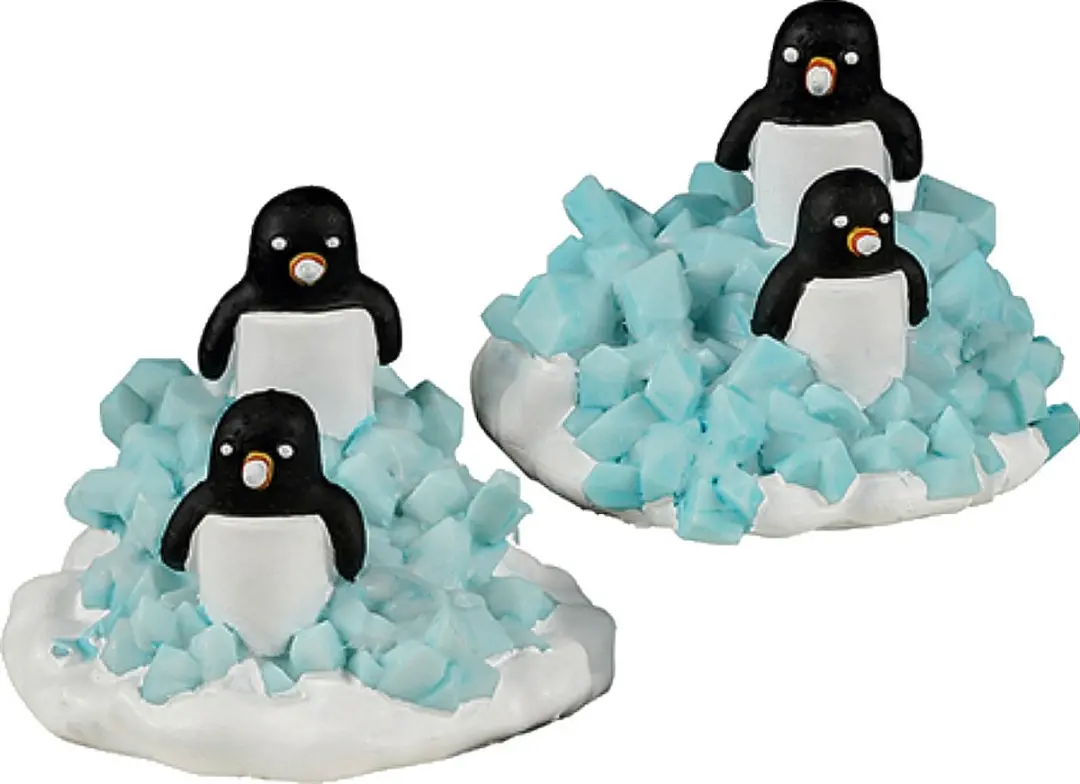 Lemax Candy Penguin Colony Set