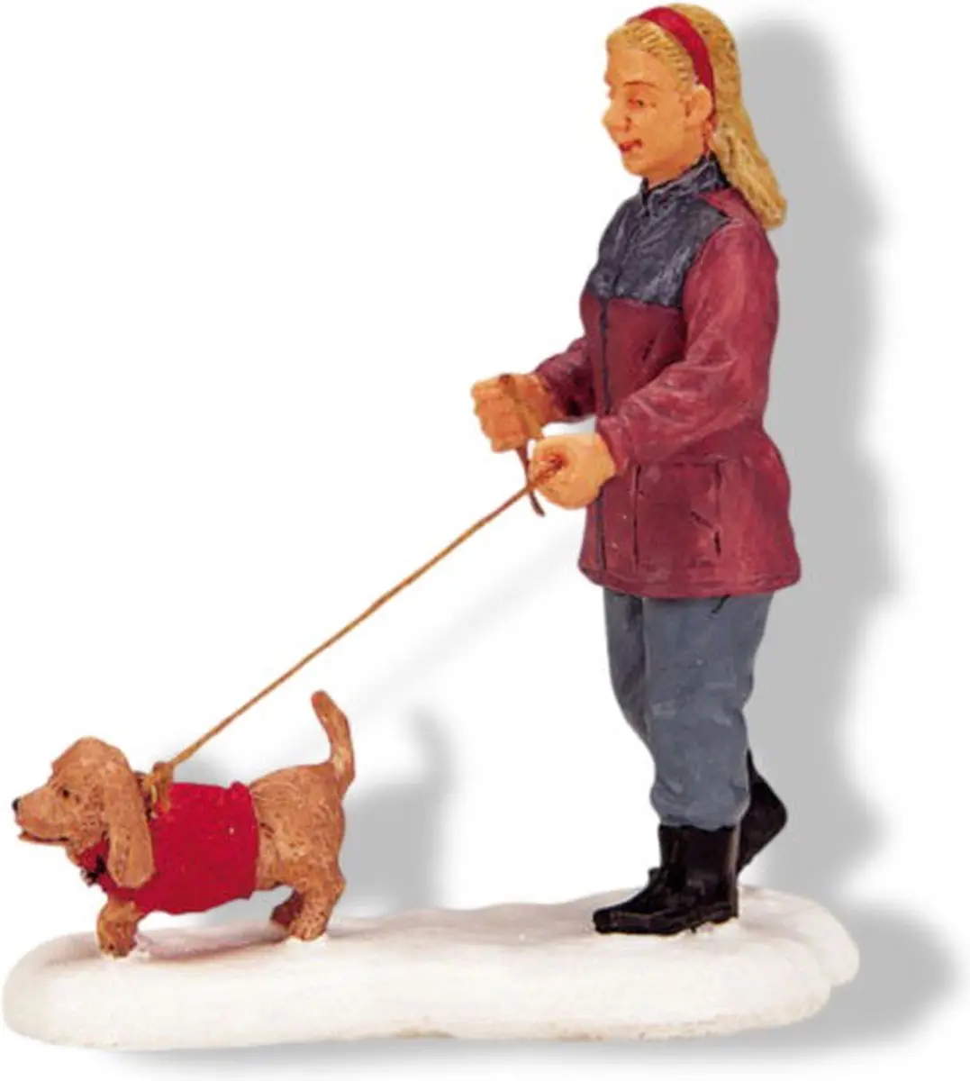 Lemax Strolling with Pooch - 1 Stuk - Meerkleurig