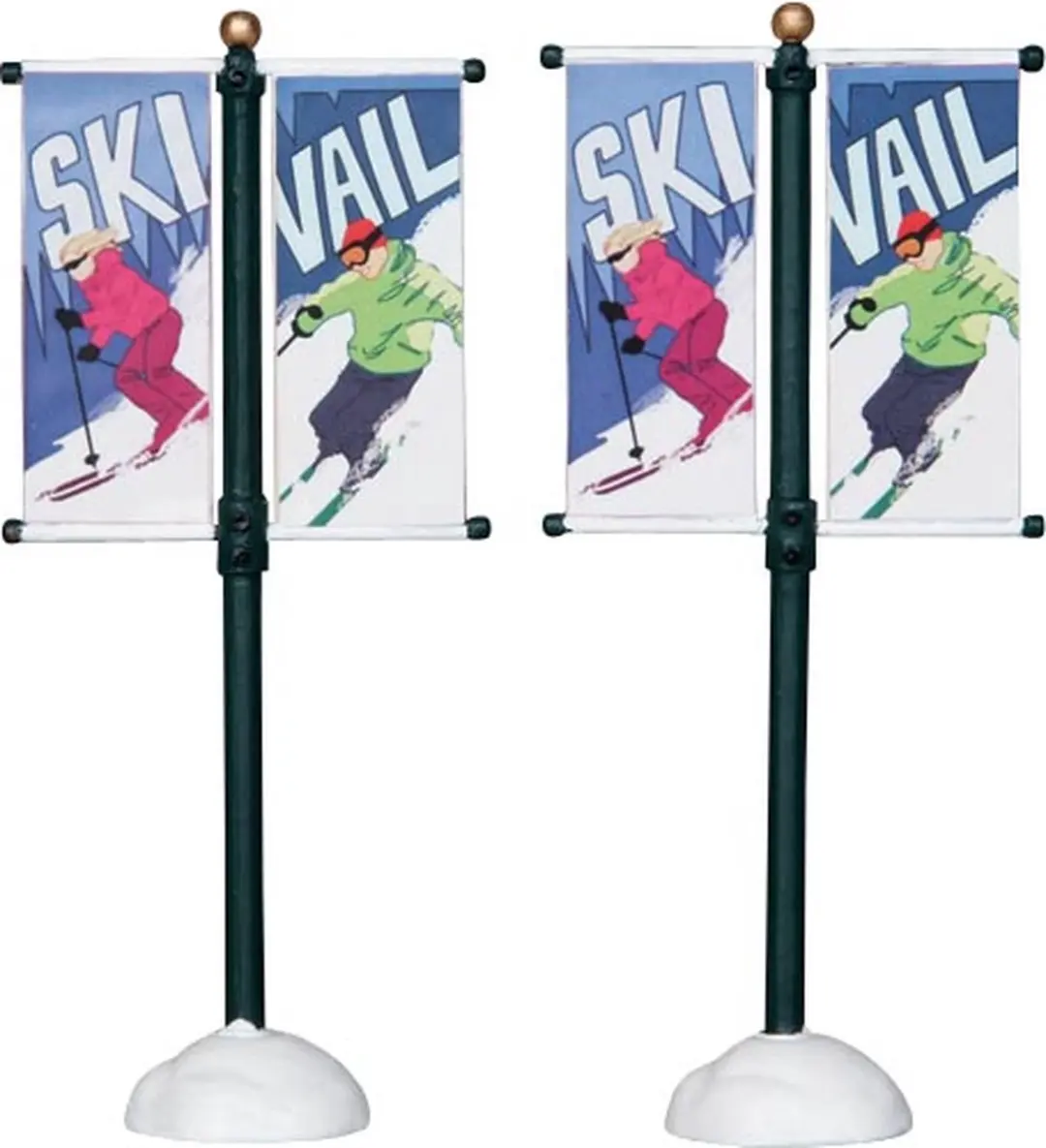 Lemax Street Pole Banner Kersthuisjes & Kerstdorpen